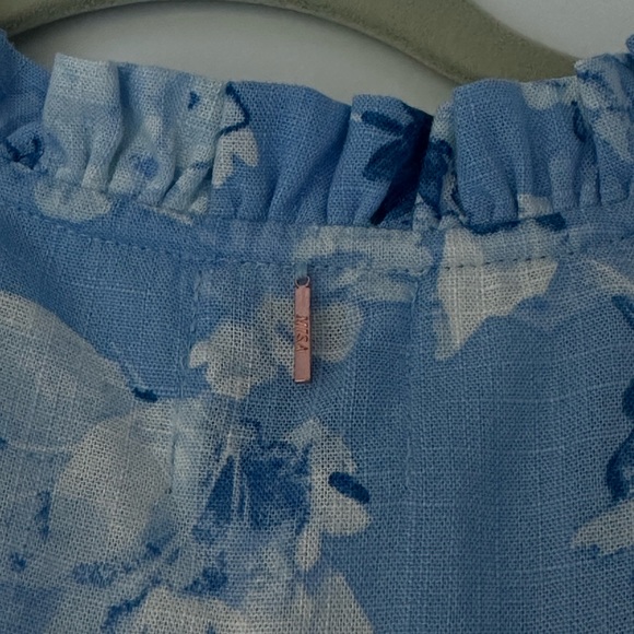 - Misa Lilian Blue Dress (Blue Wildflower) - Picture 7 of 9